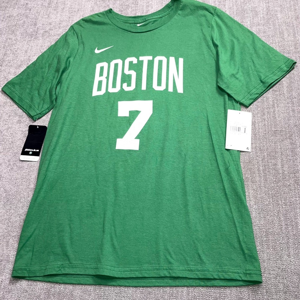 Nike T Shirt Youth XL Green Boston Celtics Jaylen Brown #7 Basketball Graphic